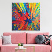 スプラット キャンバスプリント (インサイチュ (リビング))