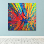 スプラット キャンバスプリント (インサイチュ (ウッドフロア))