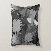 スプラッ絵を描シュパターン2 アクセントクッション (正面(垂直))