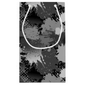 スプラッ絵を描シュパターン2 スモールペーパーバッグ (裏面)