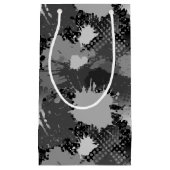 スプラッ絵を描シュパターン2 スモールペーパーバッグ (正面)