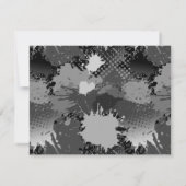 スプラッ絵を描シュパターン2 ノートカード (裏面)