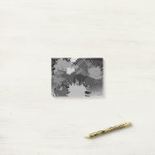 スプラッ絵を描シュパターン2 ポストイット (デスク上)