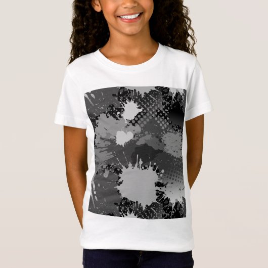 スプラッ絵を描シュパターン2 Tシャツ (正面)