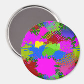 スプラッ絵を描シュパターン3 マグネット (正面/裏面)