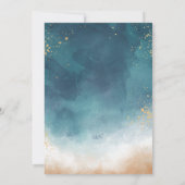 スプラッ絵を描シュフローラクロス最初の聖餐式 招待状 (裏面)