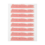 スプラッ絵を描シュー特別出産発表 ラップアラウンドラベル (シート)