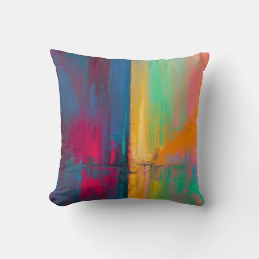 スプラッ絵を描シュ クッション (正面)