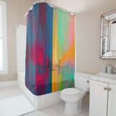 スプラッ絵を描シュ シャワーカーテン (インサイチュ)