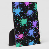 スプラッ絵を描シュ フォトプラーク (側面)