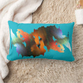 スプラッ絵を描シュ ランバークッション (ブランケット)