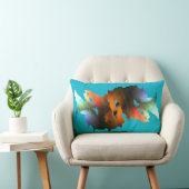 スプラッ絵を描シュ ランバークッション (椅子)