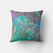 スプラッ絵を描ト装飾用クッションクッション クッション (裏面)