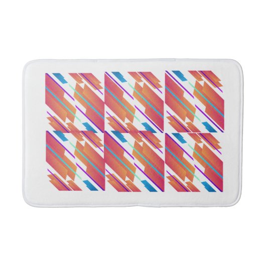 スプラッ鮮やかシュカラフルバスマット バスマット (正面)