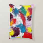 スプラッ鮮やかシュ装飾用クッション アクセントクッション (裏面(縦))