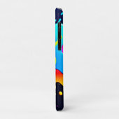 スプラッ鮮やか絵を描シュ抽象芸術アート Case-Mate iPhoneケース (裏面/左)