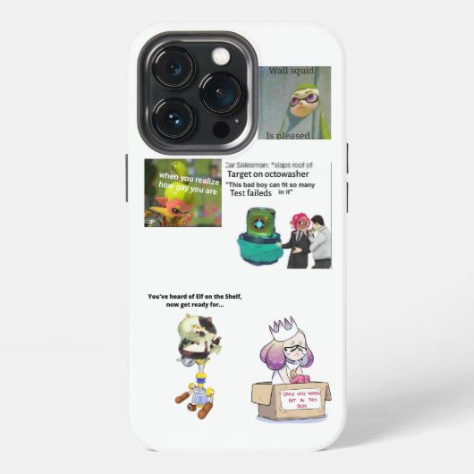 スプラトンミーム音素  iPhoneケース (裏面)