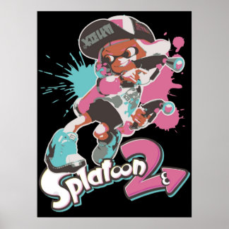 スプラトン2インクリングガール ポスター