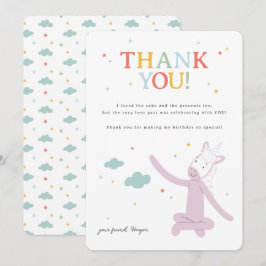 スプランキンズ ユニコーンの誕生日 サンキューカード