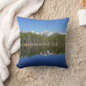 スプラーグ湖反射 クッション (ブランケット)