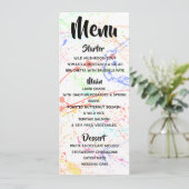 スプラータメニュー メニュー (スタンド正面)