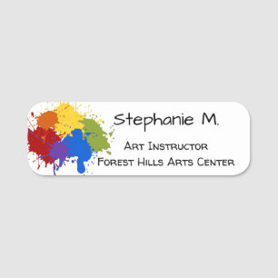スプラ絵を描ッツアーティスト 名札