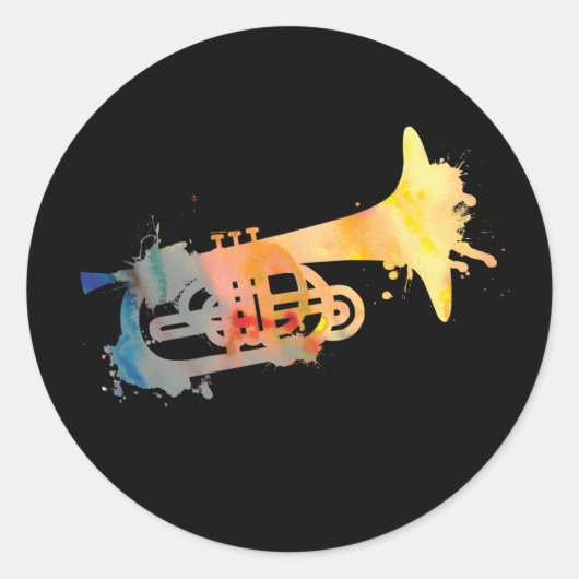 スプラ絵を描ットメロフォン ラウンドシール (正面)