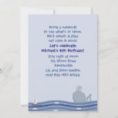 スプリッシュ·スプラッシュ·プール·パーティの招待状 招待状 (裏面)