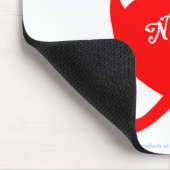 スプリットおもしろいパーソナリティいけなニースカートゥーンハート マウスパッド (コーナー)