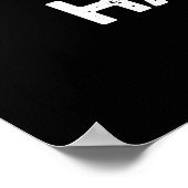 スプリットおもしろいボーリングプンダークBG ポスター (角)