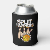 スプリットが発生 – おもしろいボーリング 缶クーラー (缶正面)