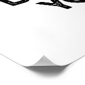 スプリットが起きないボウルあなたのトップボーリングパン ポスター (角)