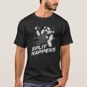 スプリットアクイボーリングリーグボーリングチーム Tシャツ