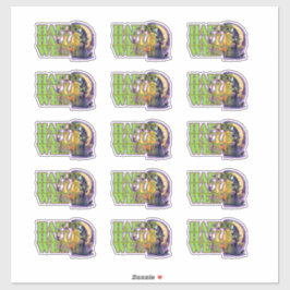 スプリットイメージのハロウィーンの魔女のシール シール