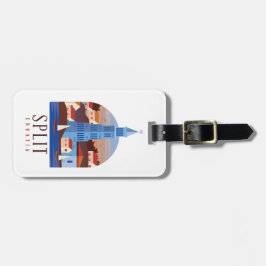 スプリットクロアチアダルマティアヴィンテージ ラゲッジタグ