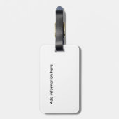 スプリットクロアチアダルマティアヴィンテージ ラゲッジタグ (裏面縦)