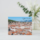 スプリットシティの空中表示 – ダルマティア，クロアチア ポストカード (スタンド正面)