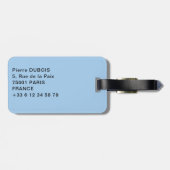 スプリットシティの空中表示 – ダルマティア,クロアチア ラゲッジタグ (裏面横)