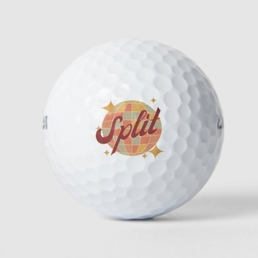スプリットシティクロアチアレトロゴルフリゾート ゴルフボール (正面)