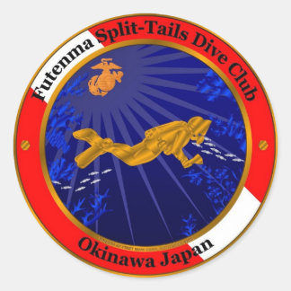 スプリットテイルズダイブクラブ ラウンドシール