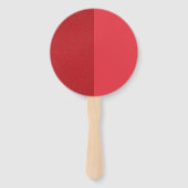 スプリットテクスチャトマトレッドカスタムハンドファン ハンドファン (正面)