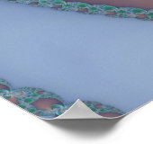 スプリットトンネル – フラクタルポスター ポスター (角)