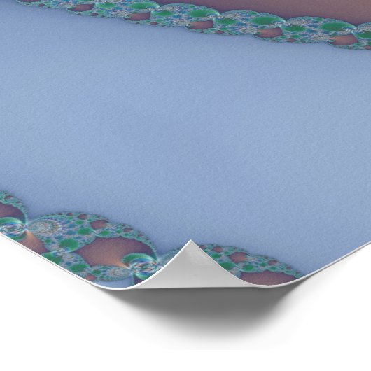 スプリットトンネル – フラクタルポスター ポスター (角)