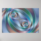 スプリットトンネル – フラクタルポスター ポスター (正面)