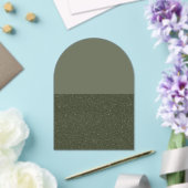 スプリットトーンモスアーチアクリル招待状(カスタム) アクリル招待状 (インサイチュ (ウェディング))