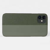 スプリットトーンモスグリーンiPhone 11ケース – カスタマイズ Case-Mate iPhoneケース (裏面(横))
