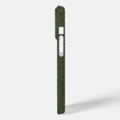 スプリットノイズモスグリーンiPhone 15 Proケース(カスタム) Case-Mate iPhoneケース (裏面 / 左)