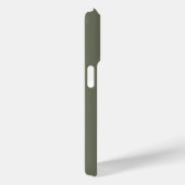 スプリットノイズモスグリーンiPhone 15 Proケース(カスタム) Case-Mate iPhoneケース (裏面 / 右)