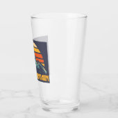 スプリットマウンテンカリフォルニアレトロターコイズ タンブラーグラス (左)