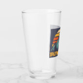 スプリットマウンテンカリフォルニアレトロターコイズ タンブラーグラス (右)